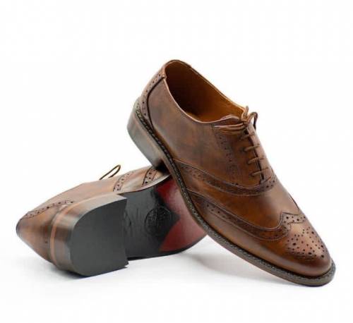 luxury leather Men’s shoes for attracting personality /tie shoes