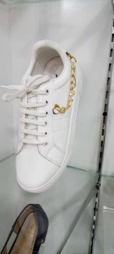 White Shoes Woman Split Leather High 5cm Platform Shoes Women Sneakers