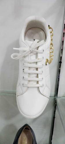 White Shoes Woman Split Leather High 5cm Platform Shoes Women Sneakers