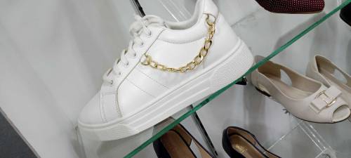 White Shoes Woman Split Leather High 5cm Platform Shoes Women Sneakers