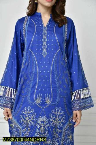 3 Pac norans lawn embroidered suit NPEC-P-R 10