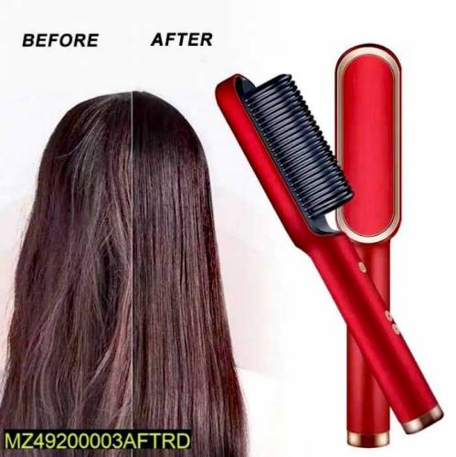 Hair Straightener Comb Brush 