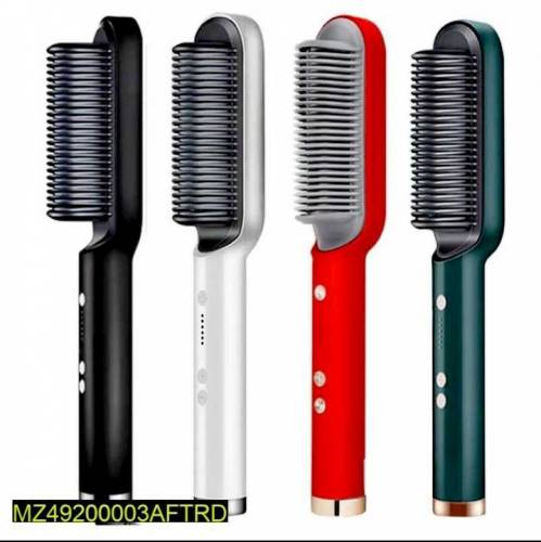 Hair Straightener Comb Brush 