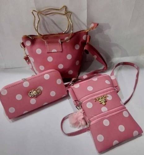 3pcs Dot Purse Set