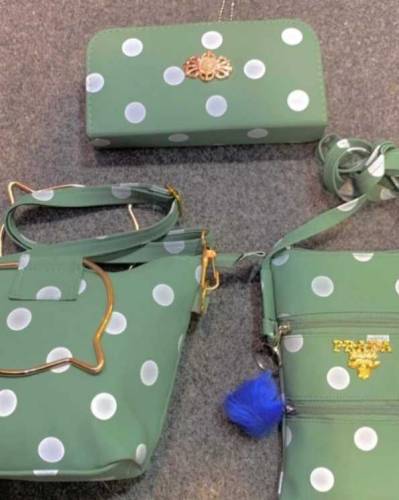 3pcs Dot Purse Set