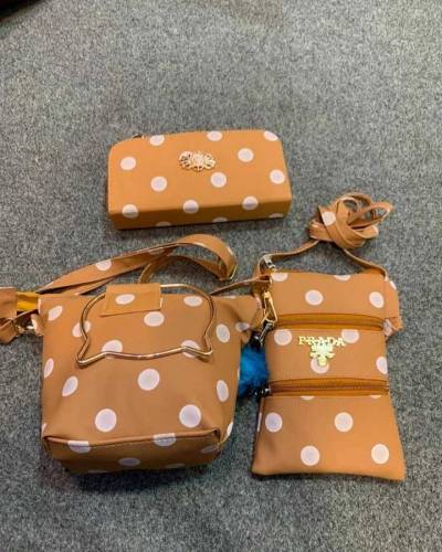 3pcs Dot Purse Set