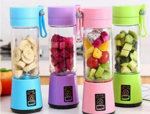 USB Rechargeable 6 blade mini portable juicer blander machine 