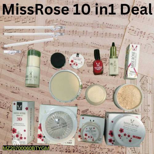 set of 10 Bridal  Make up Accessories 