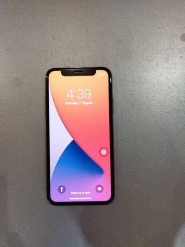 iphone x 64gb white. with box
