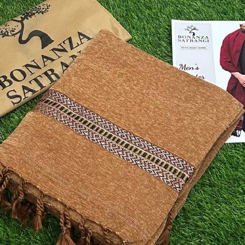Men's Velvet Shawl