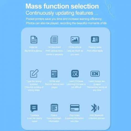 mini portable printer 