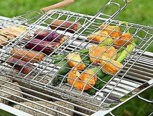 Bar B Q Stainless Steel Hand  Grill