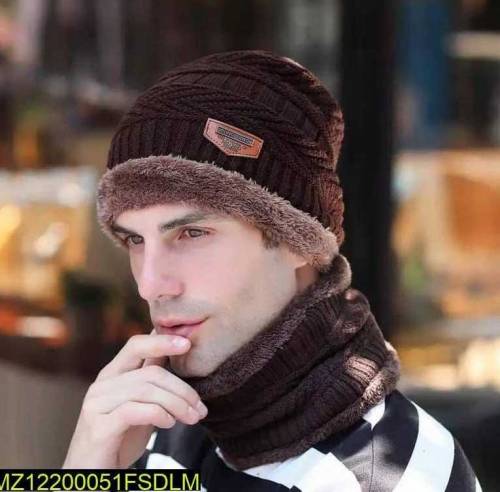 Wool Soft Cap with Neck Warmer