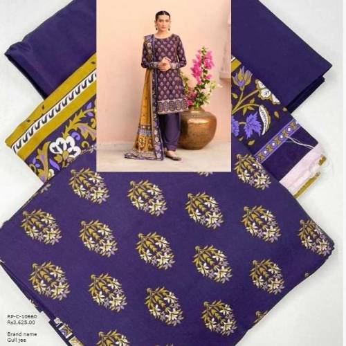 rangreza printed linen 3 piece