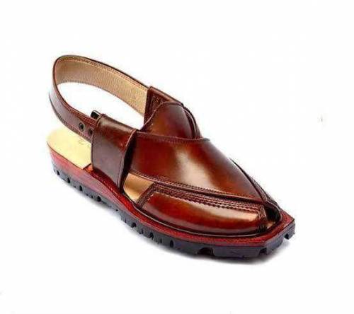 Men's Pishawari Chappal Mehroon