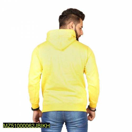 Men Fleece Plain Hoodies 