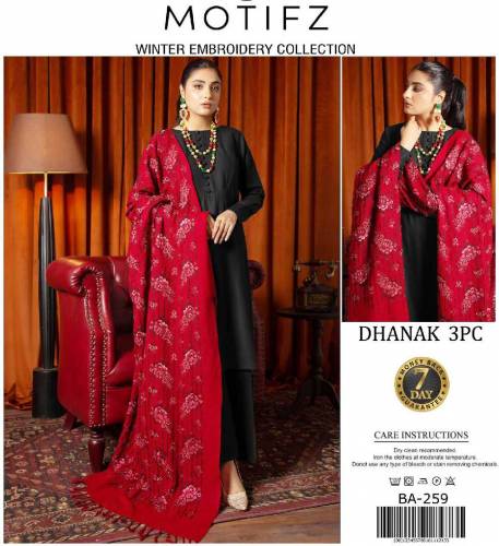 *Brand Name:Motifz* *Brand code:Ba15074**Fabric*Dhanak**