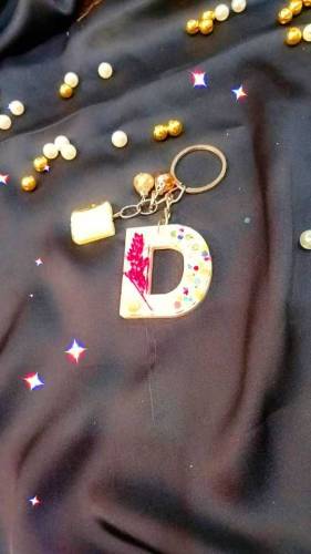 Handmade resin keychain 