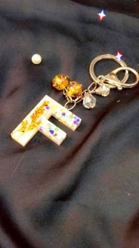 Handmade resin keychain 