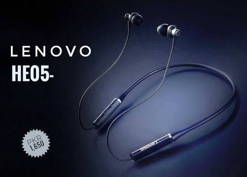 Lenovo HE05 Wireless Neckband Headphones - Compro System