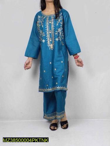 2 piece embroided suit