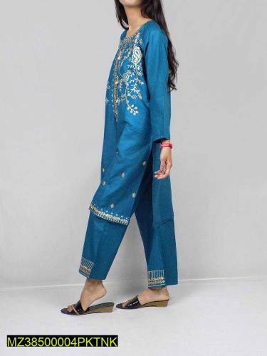 2 piece embroided suit