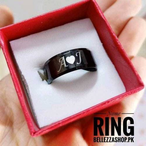 Customized Engraved Name _Band Rings