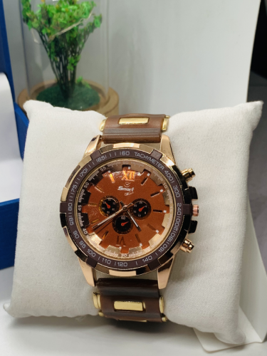 Rubber Strap Analog Watch For Men – Without Box