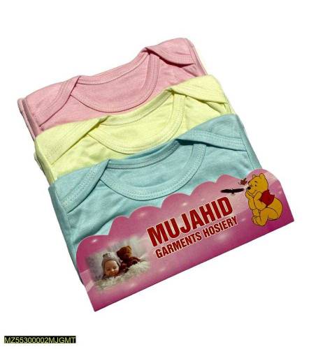Baby Soft Cotton Inner Vest - Pack Of 3