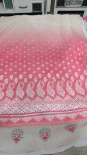 Maria b lawn suit with chiffon dupatta 