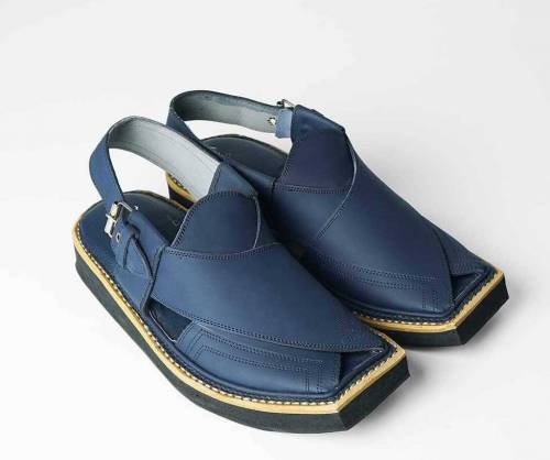 Blue Kaptan Chappal 