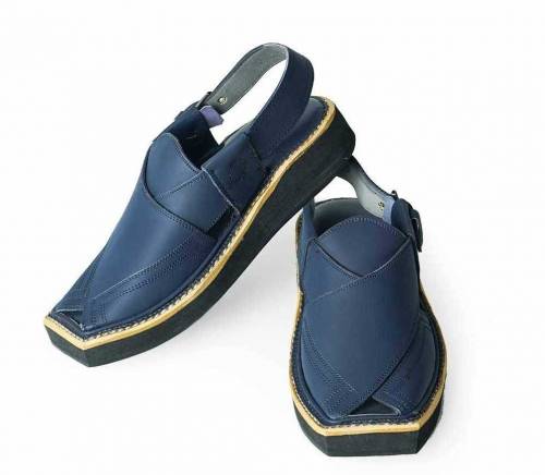 Blue Kaptan Chappal 