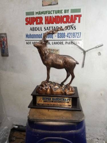  brass Markhor trophy 