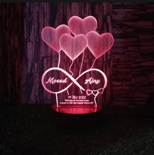 3d illusion lamp,3d light lamp,night lamp,decoration piece,gift box 