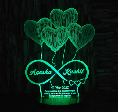 3d illusion lamp,3d light lamp,night lamp,decoration piece,gift box 