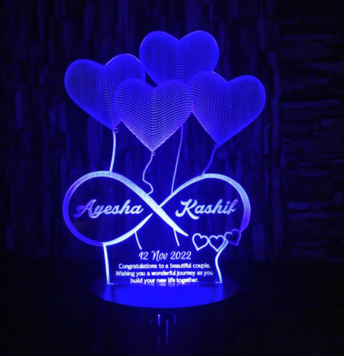 3d illusion lamp,3d light lamp,night lamp,decoration piece,gift box 