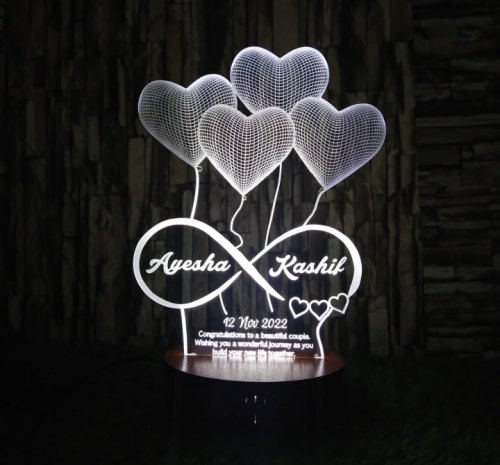 3d illusion lamp,3d light lamp,night lamp,decoration piece,gift box 
