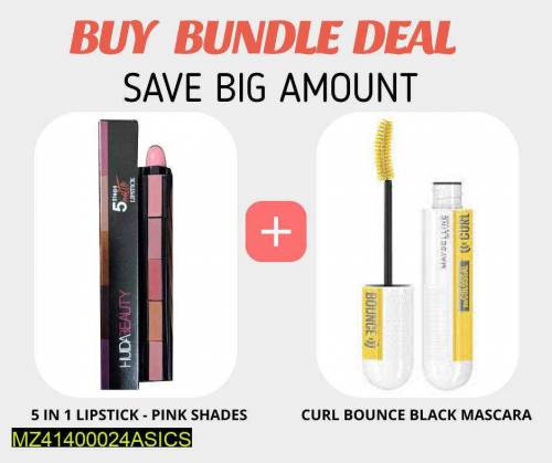 5in 1 lipstick shades and mascara