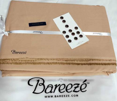 Fabric: Cotton 4.5 Meter Standard Cutting Buttons Included.