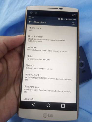 LG v10 808 snapdragon processor