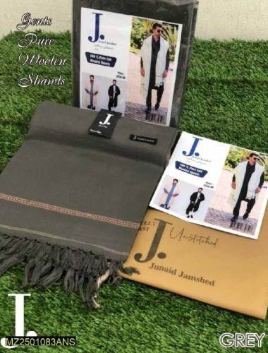 1 pc men's woolen plain shawal