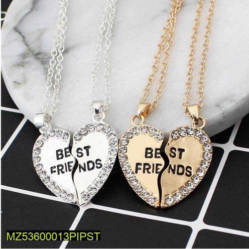 2 pcs best friend necklace 