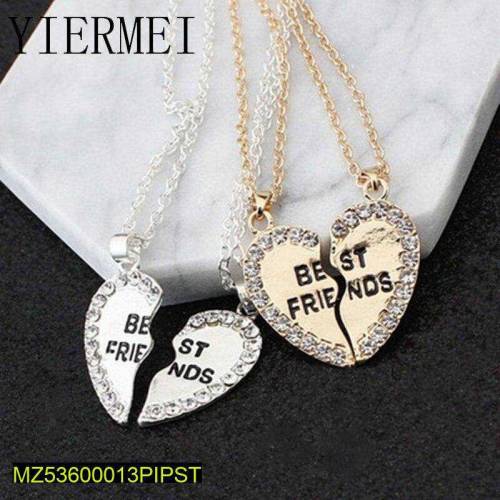 2 pcs best friend necklace 