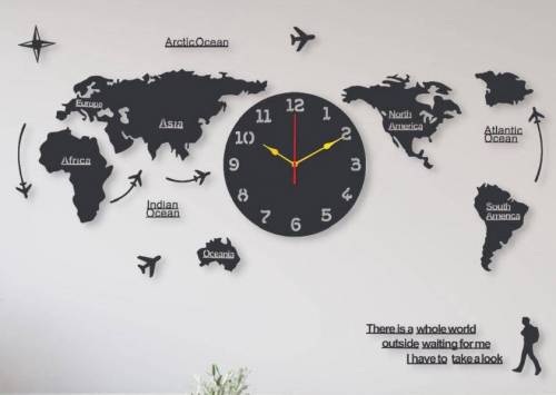 World Map Clock