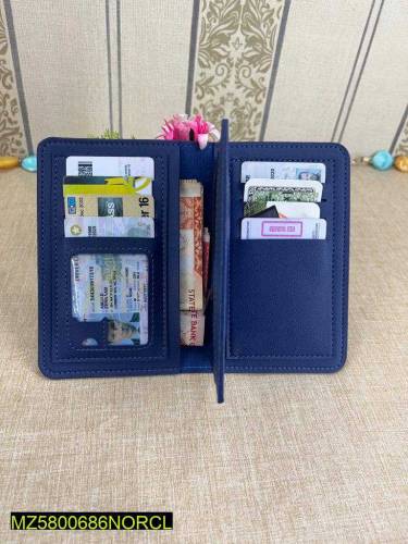 men's leather long wallet
