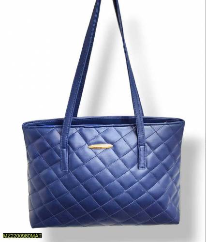 Women's leather plain Shoulder Bag 