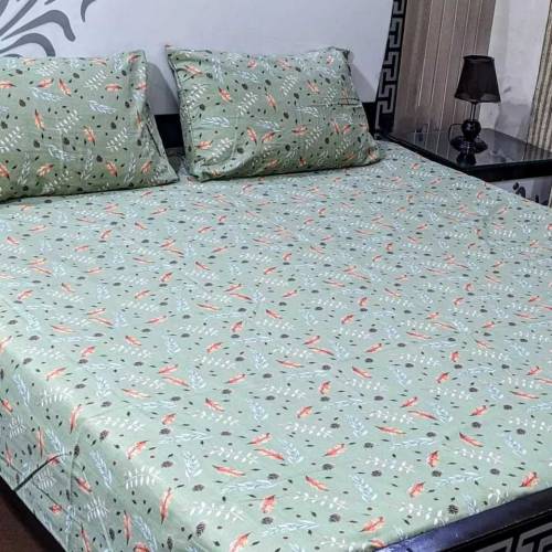 import cotton double bedsheet