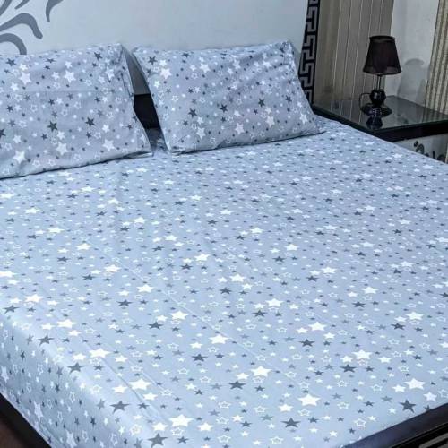 import cotton double bedsheet