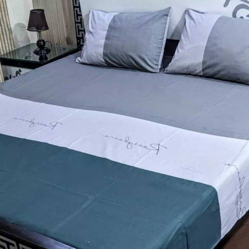 import cotton double bedsheet