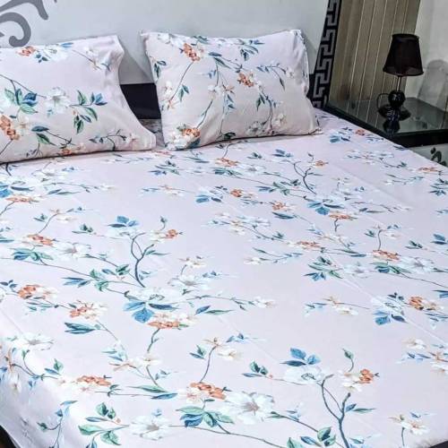 import cotton double bedsheet